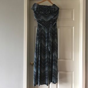 Striped Pants Jumpsuit